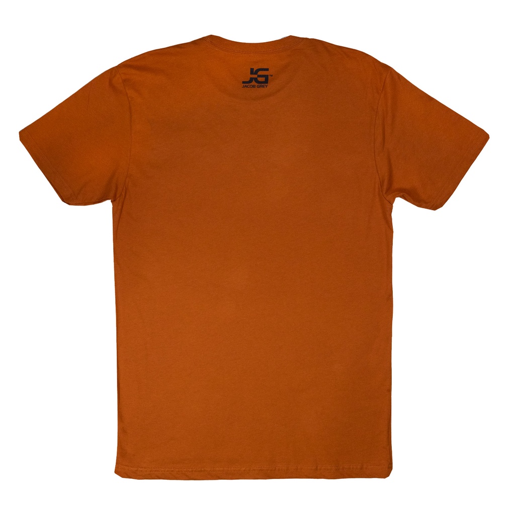 Jacob Grey T-Shirt- Stars & Stripes, Clay