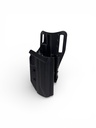 Alpha Omega OWB Holster – Open Top, Black, TRS Belt Mount, Includes QLS Kit