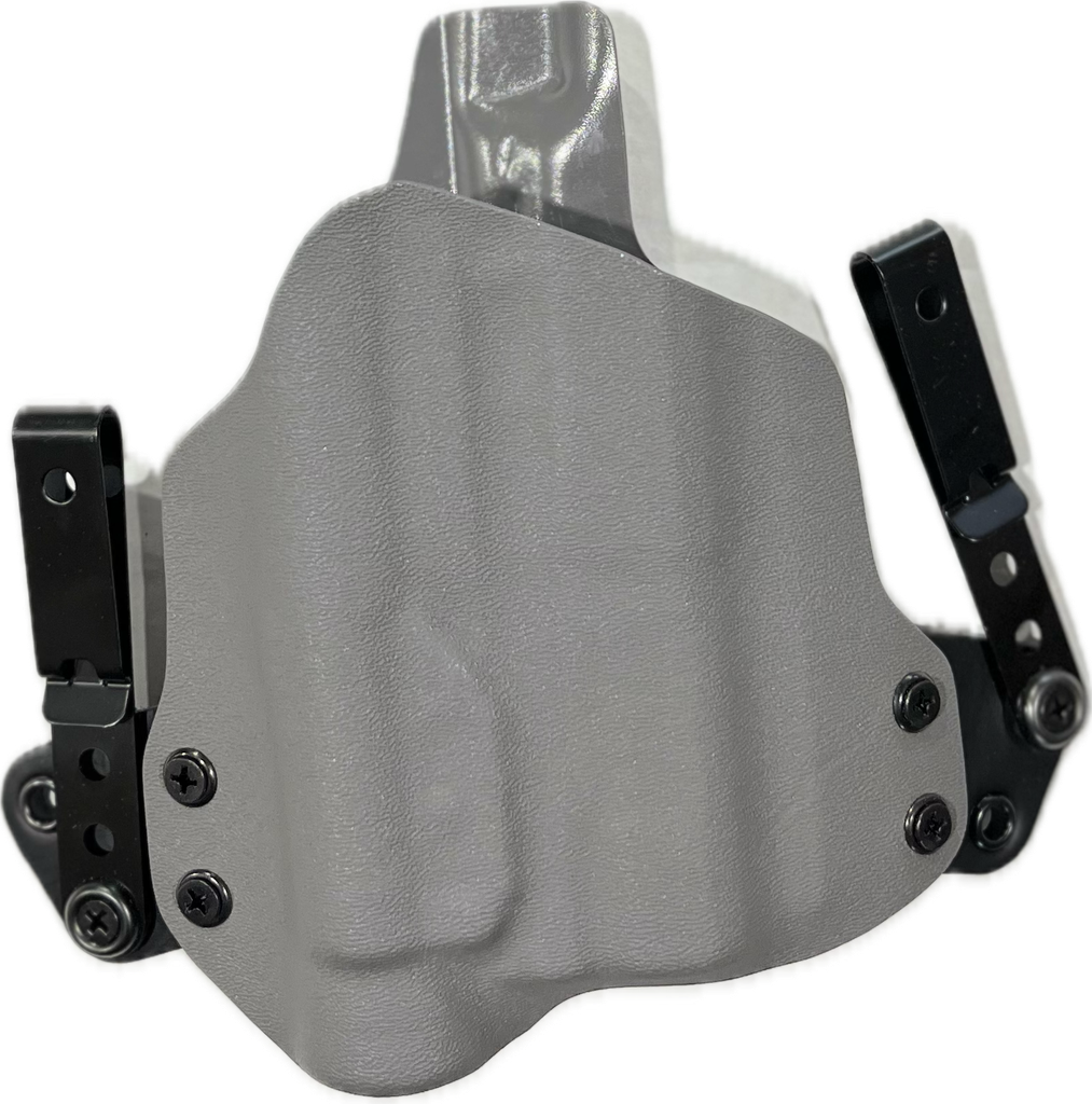 Holster, IWB, RH, Mini Wing Light Mounted, Streamlight TLR-1/TLR-1 HL for Jacob Grey TWC 9, Blk, Hex Models- Grey