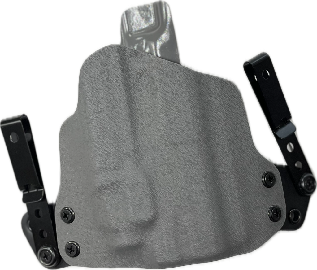 Holster, IWB, RH, Mini Wing Light Mounted, Streamlight TLR-7/TLR-7A for Jacob Grey TWC 9, Blk, Hex Models- Grey