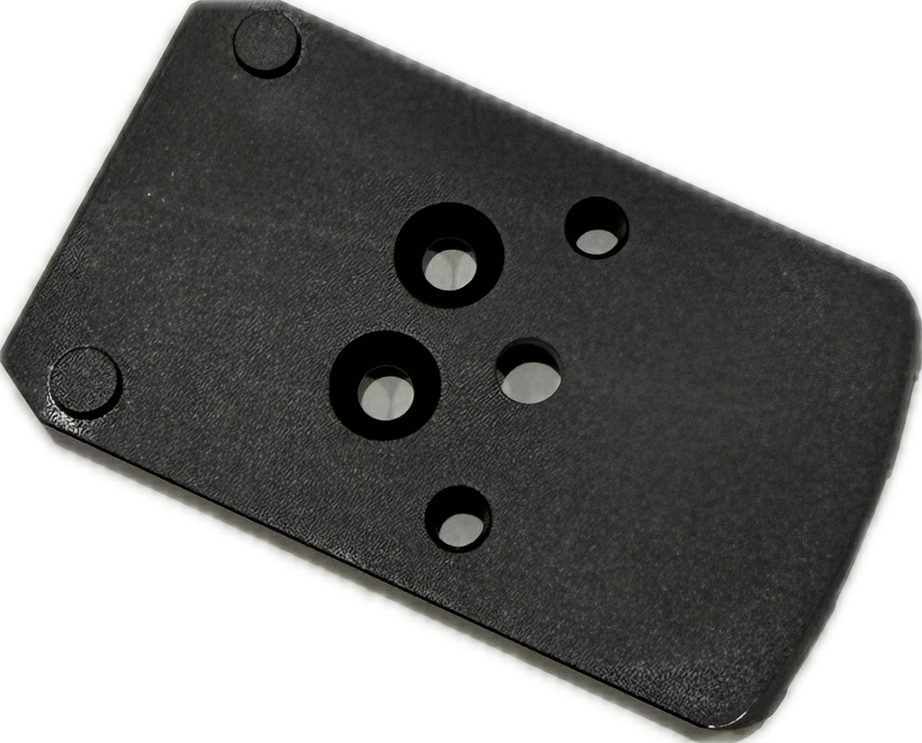 Nox 9, Hex Pro, RMR Adapter Plate, DLC Black