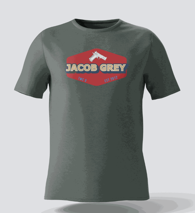Jacob Grey T-Shirt-TWC9, EST 2012