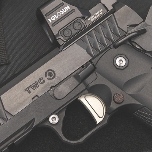 [HEXBILLET-SLIDESTOP-BLKDLC] Hex Standard, Billet, Slide Stop, DLC, Black