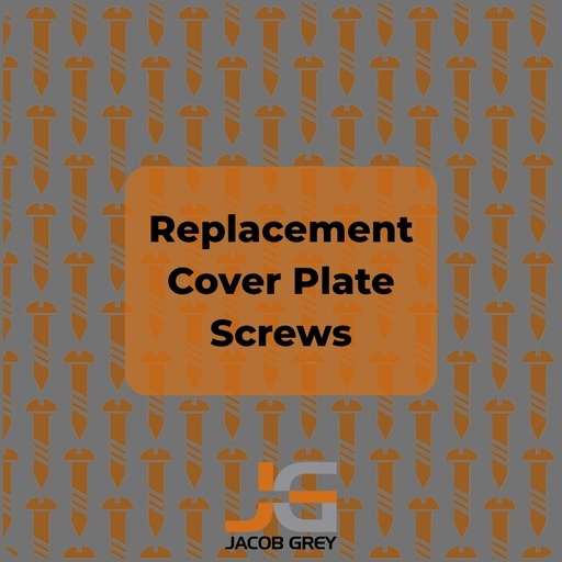 [SCREW-COVERPLATE-281] TWC, Cover Plate, Screw,  4-40 x 0.281", 2 Per Pack