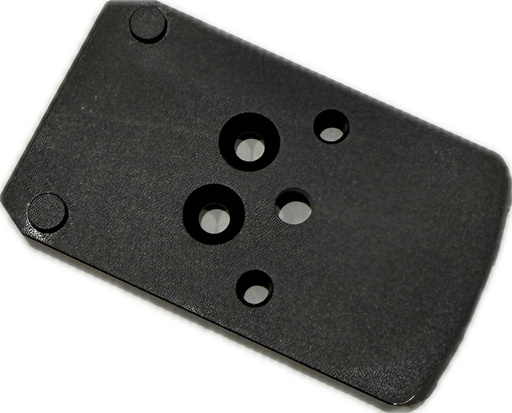 [RMRPLATE-DLC-BLK] Nox 9, Hex Pro, RMR Adapter Plate, DLC Black, Rev 3